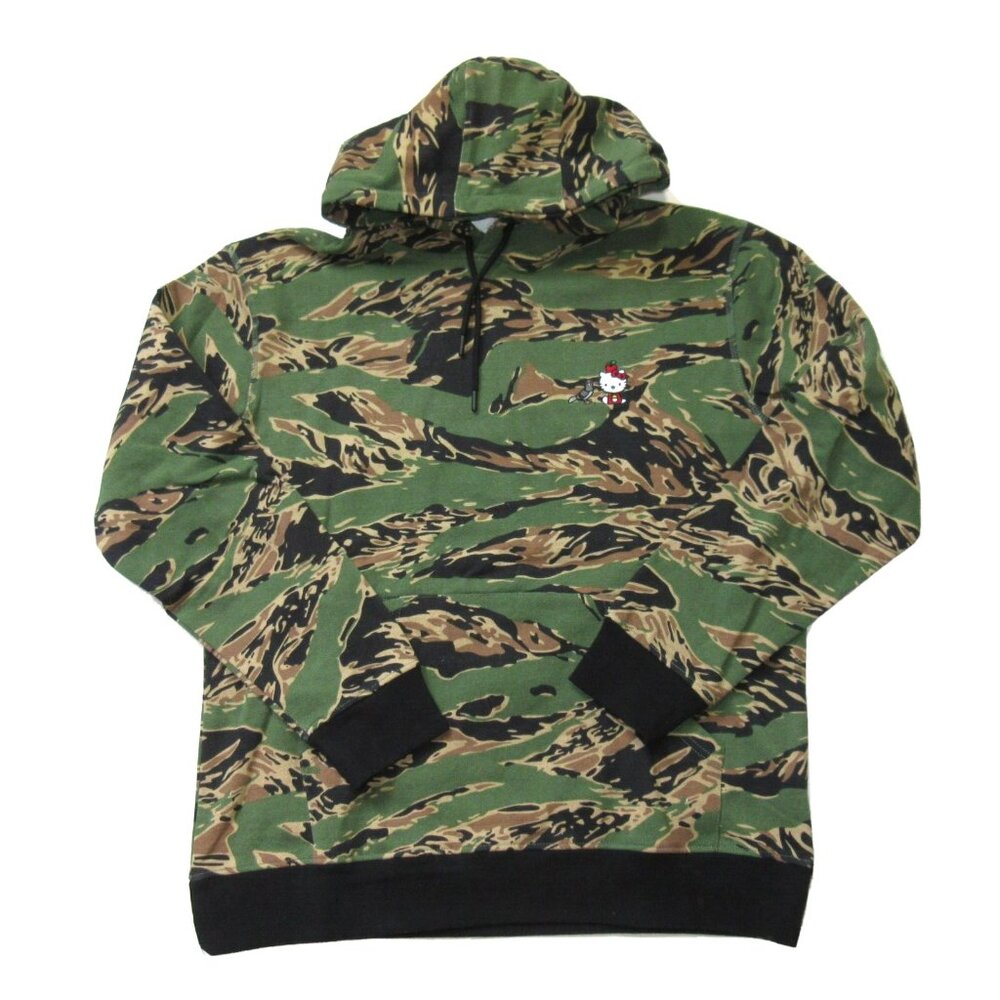 NWT Staple Pigeon x Hello Kitty Camo Hoodie Camouflage Print Sweatshirt S